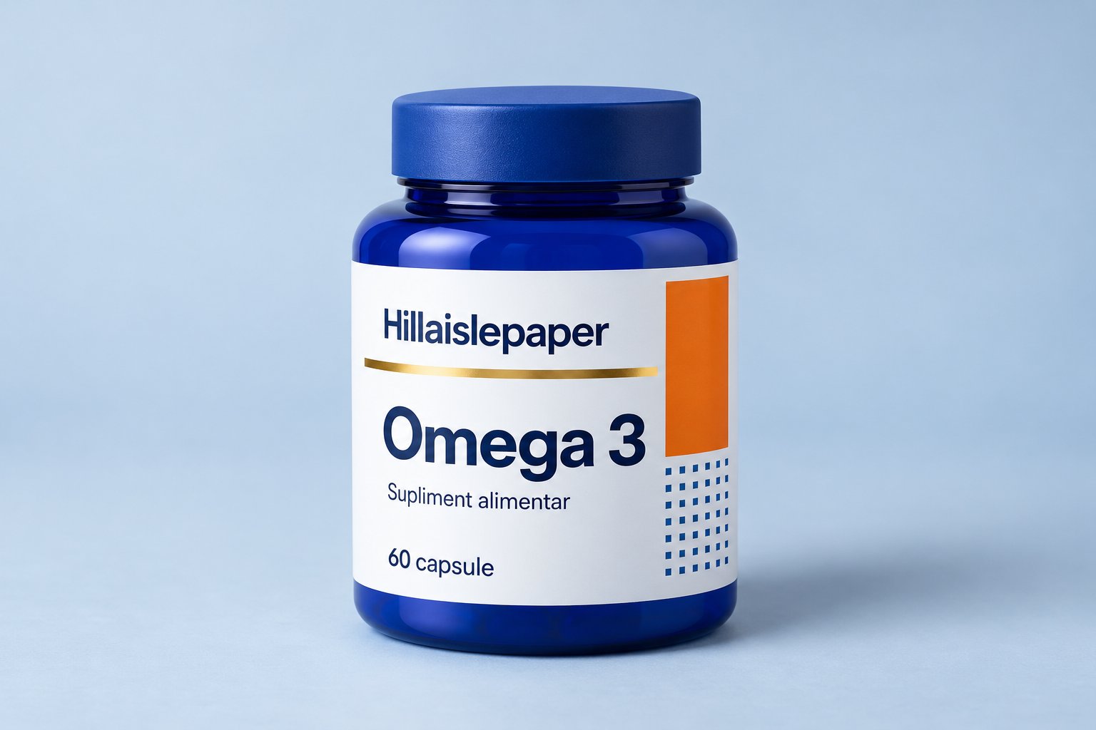 Hillaislepaper — flacon Omega 3, 60 capsule
