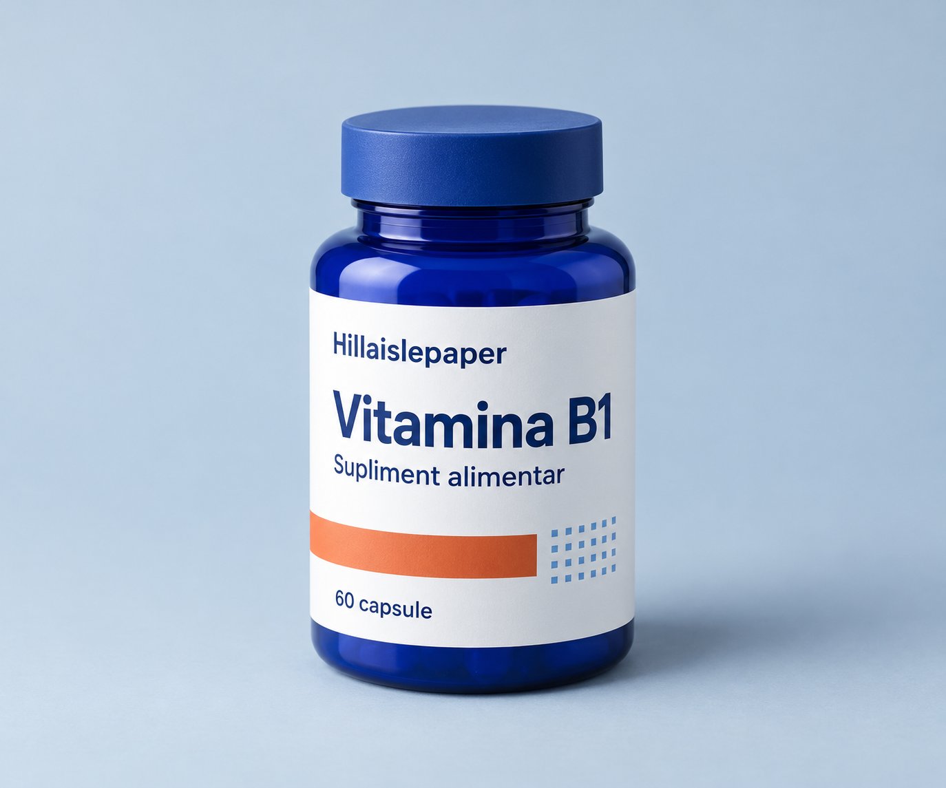 Hillaislepaper — flacon Vitamina B1, 60 capsule